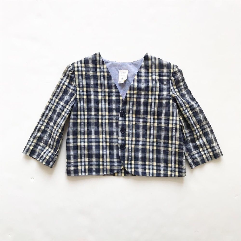Vintage Seersucker light jacket/blazer 24 months